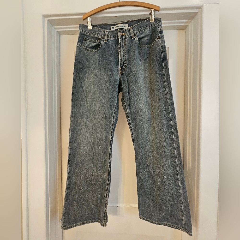 Men's Gap Jeans Relaxed Boot Fit 34x32
